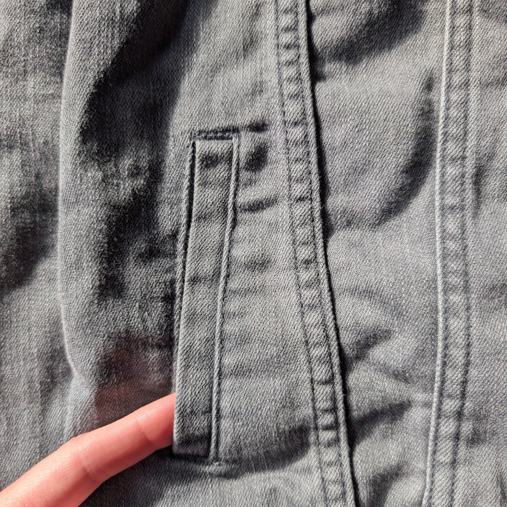 The Limited Gray Jean Jacket - Picture 3 of 8